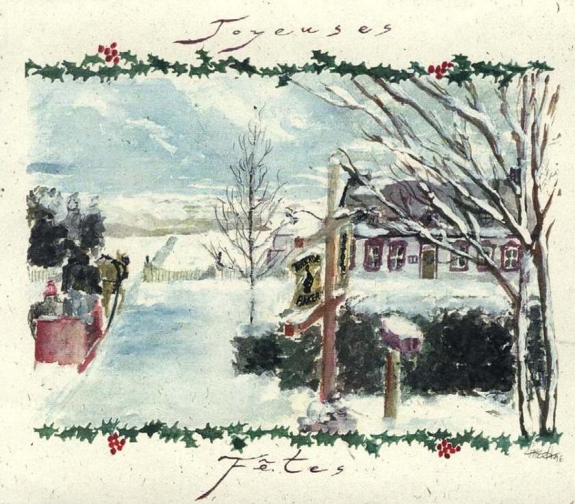 Aquarelle Auberge Baker