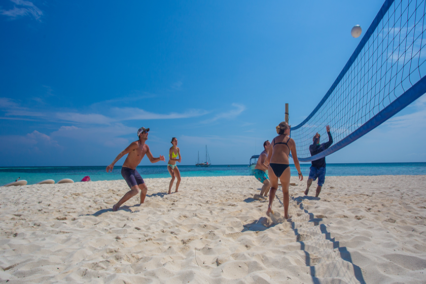 Ranguana Caye Sand Volleyball