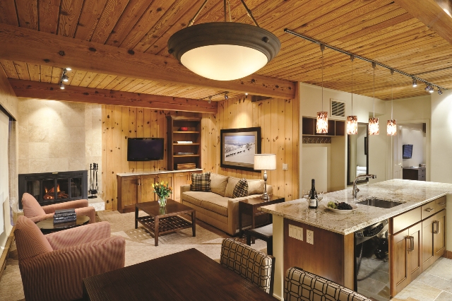 Two-Bedroom Kitchen and Living Areas