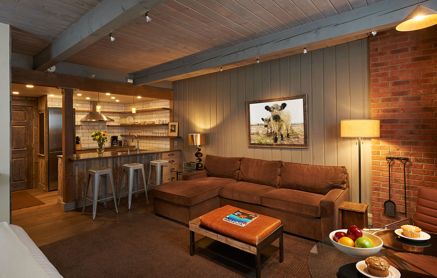 Fireplace Studio Living Area