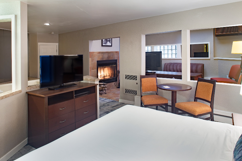 Unique to the Molly Gibson Lodge are the Wood Burning Fireplaces in many rooms