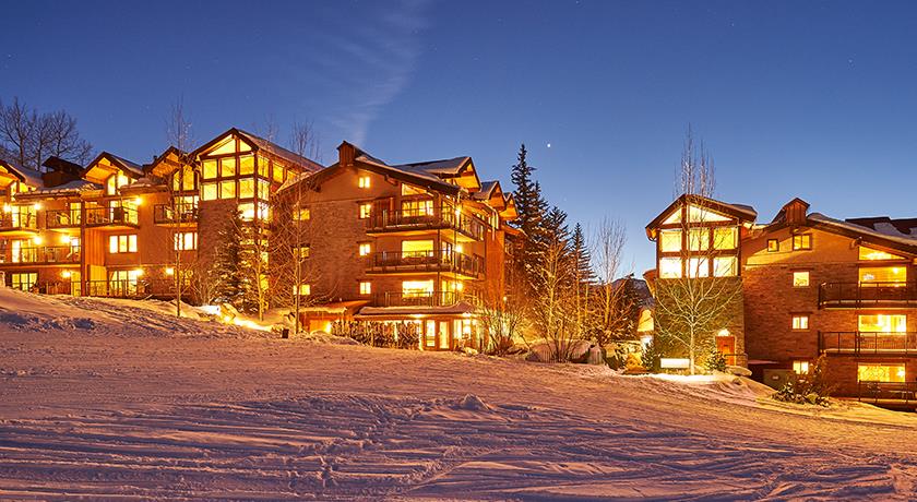 The Crestwood Slope Side Ski Access at Night