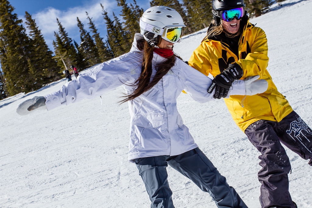 Snowbaording in Snowmass 