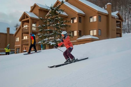 Snow Pine Village offers Ski in Ski out Convenience