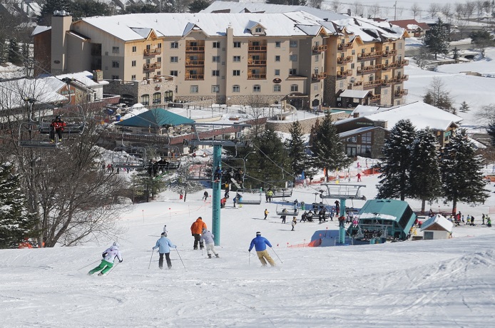 Three Lifts and two conveyor lifts only steps away from the Tamarack Club