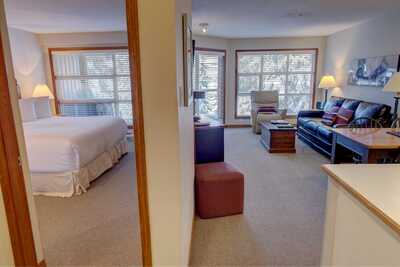 Master bedroom & main area