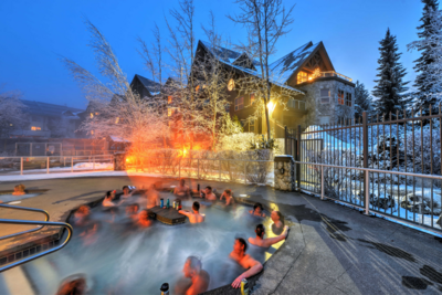 Aspens lodge: common hot tubs (3 total)
