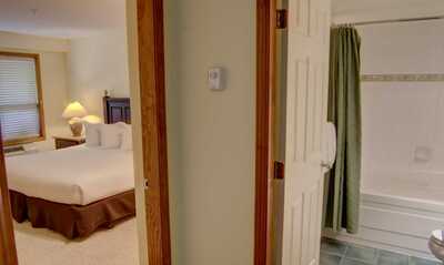 Master bedroom & Bathroom - view