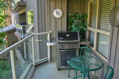 Private deck with gas BBQ