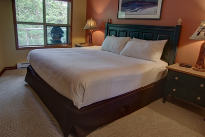Bedroom with King Bed and TV
