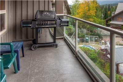 Private Deck with Gas BBQ