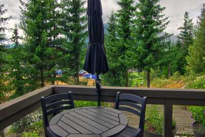 Private deck with BBQ