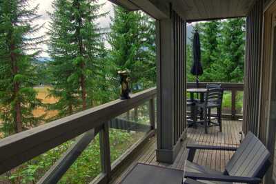 Private deck with BBQ