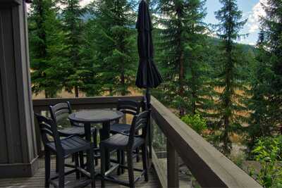 Private deck with BBQ