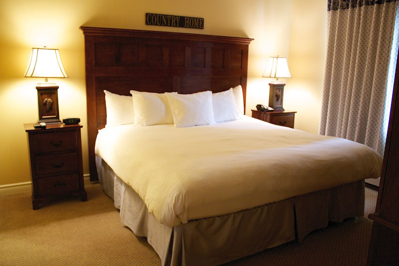 Typical bedroom in Hearthstone Lodge