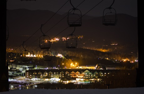 Night time in Killington