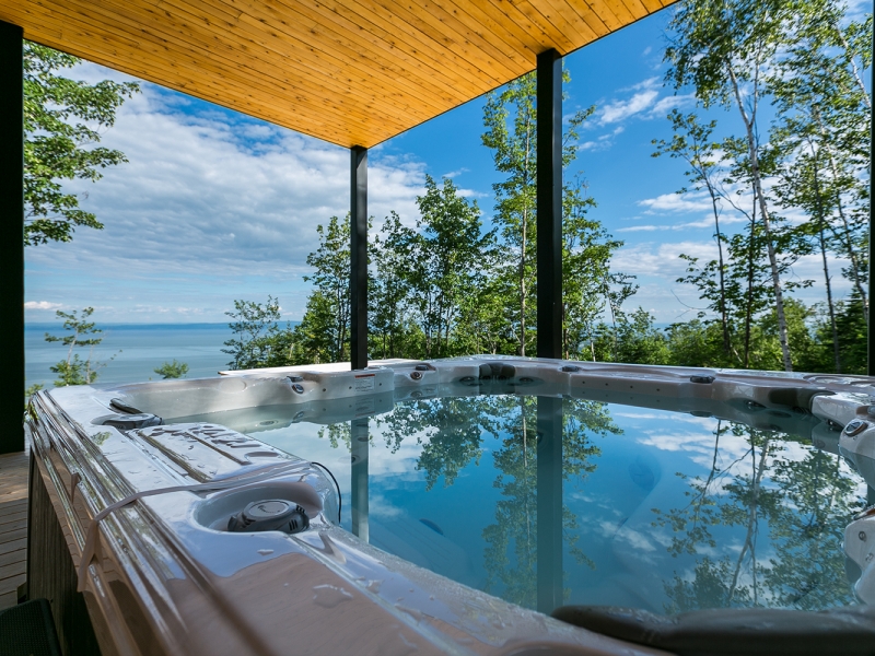 Bain tourbillon exrérieur - outdoor spa.