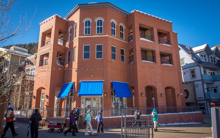 Parry Peak Lofts Winter Exterior (Located in Winter Park Resort Village)