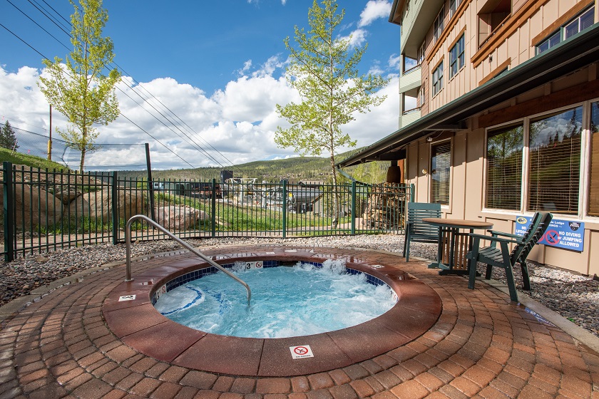 Outdoor Community Hot Tub (Access at Zephyr Mountain Lodge Condo)