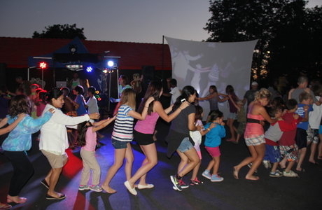 Line Dancing at our Street Party