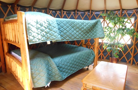 Yurt Double Size Bunk Beds