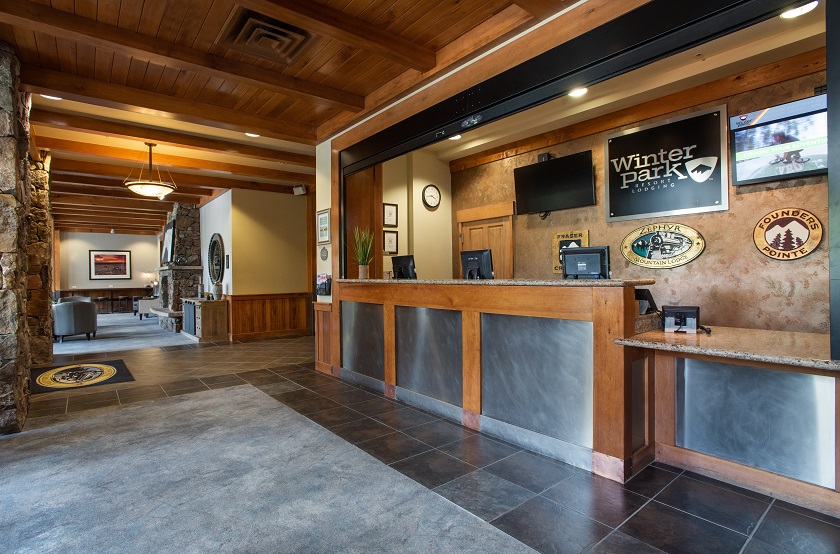 Front Desk for Zephyr, Fraser/Founders, Parry Peak