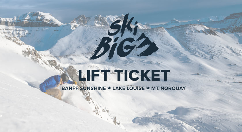 The only way to ski and ride Banff's three resorts on one lift ticket.