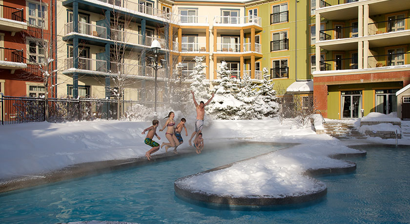 Mosaic Pool in Winter