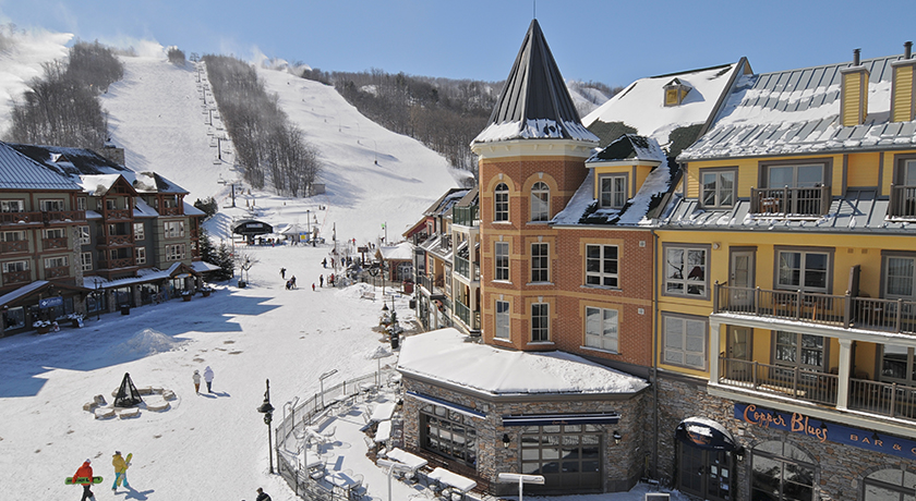 Grand Georgian - Winter Exterior Village Side