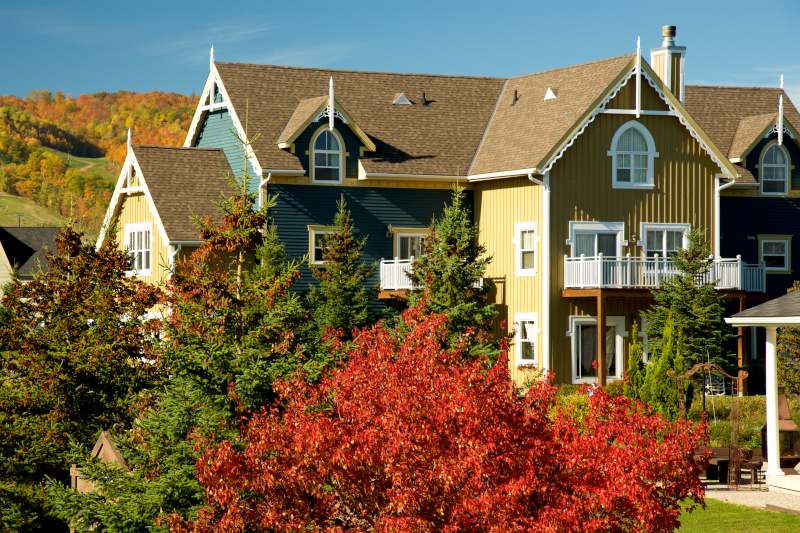 Historic Snowbridge in Fall