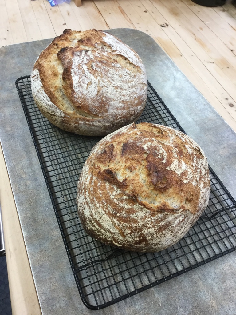 Breakfasts at Vagabond Lodge features home made sourdough bread