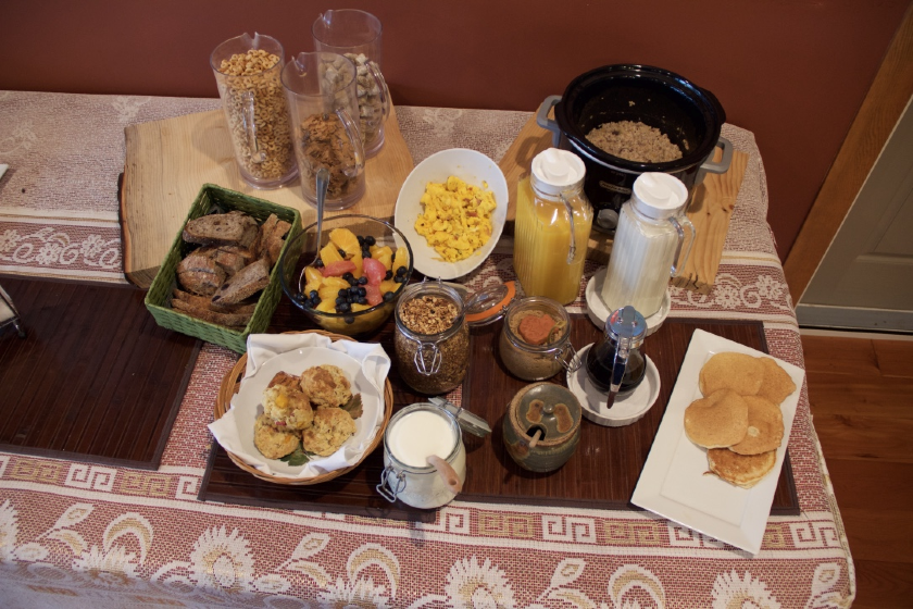 Breakfast time at Vagabond Lodge