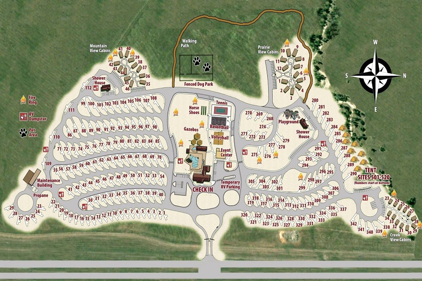 Elkhorn Ridge Resort RV Sites- Spearfish SD