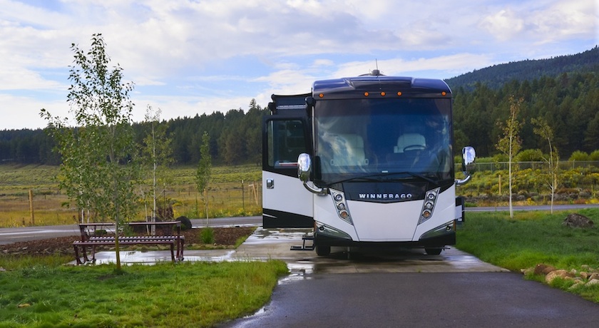 Paved Oversized Pull-through Site