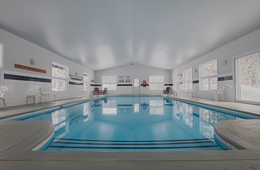 Notre piscine intérieure à l'eau salée