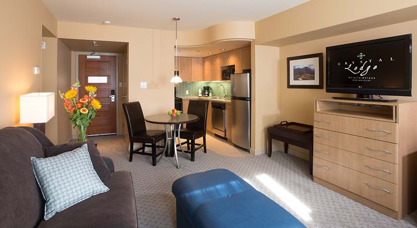 One Bedroom King Suite LIving Area