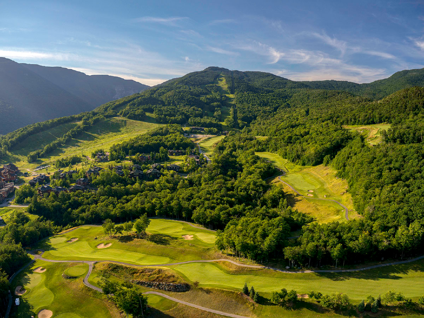 The Mountain Course at Spruce Peak -exclusive to members and guests of the Lodge