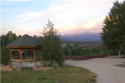 Lots of areas on property to experience the beauty of the Rockies.