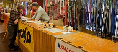 Nordic ski rentals available at our Nordic Center.