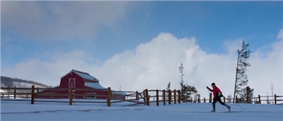 We have over 90km of ski and snowshoe trails.