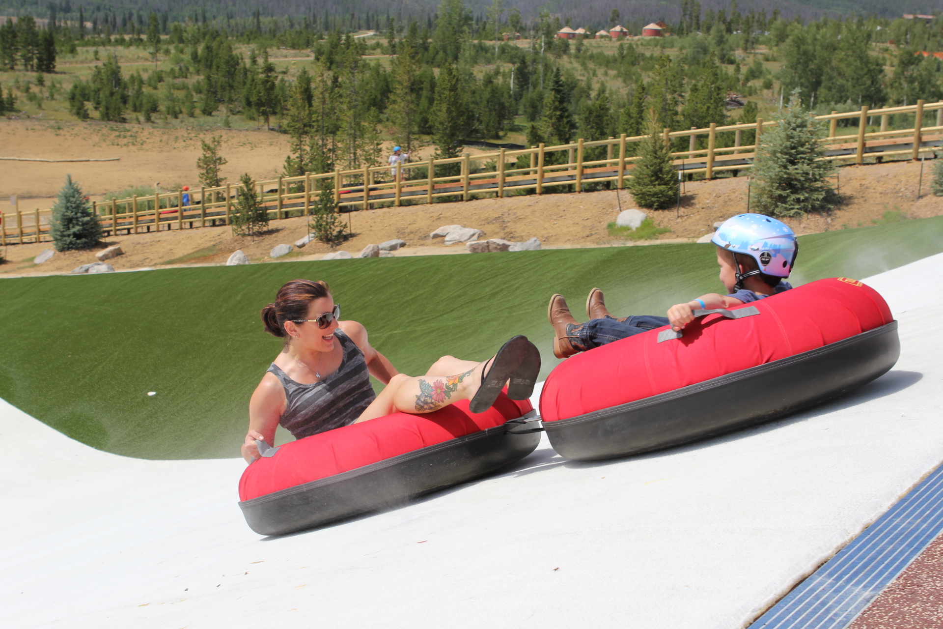 The ONLY Summer Tubing Hill in Colorado at Snow Mountain Ranch!